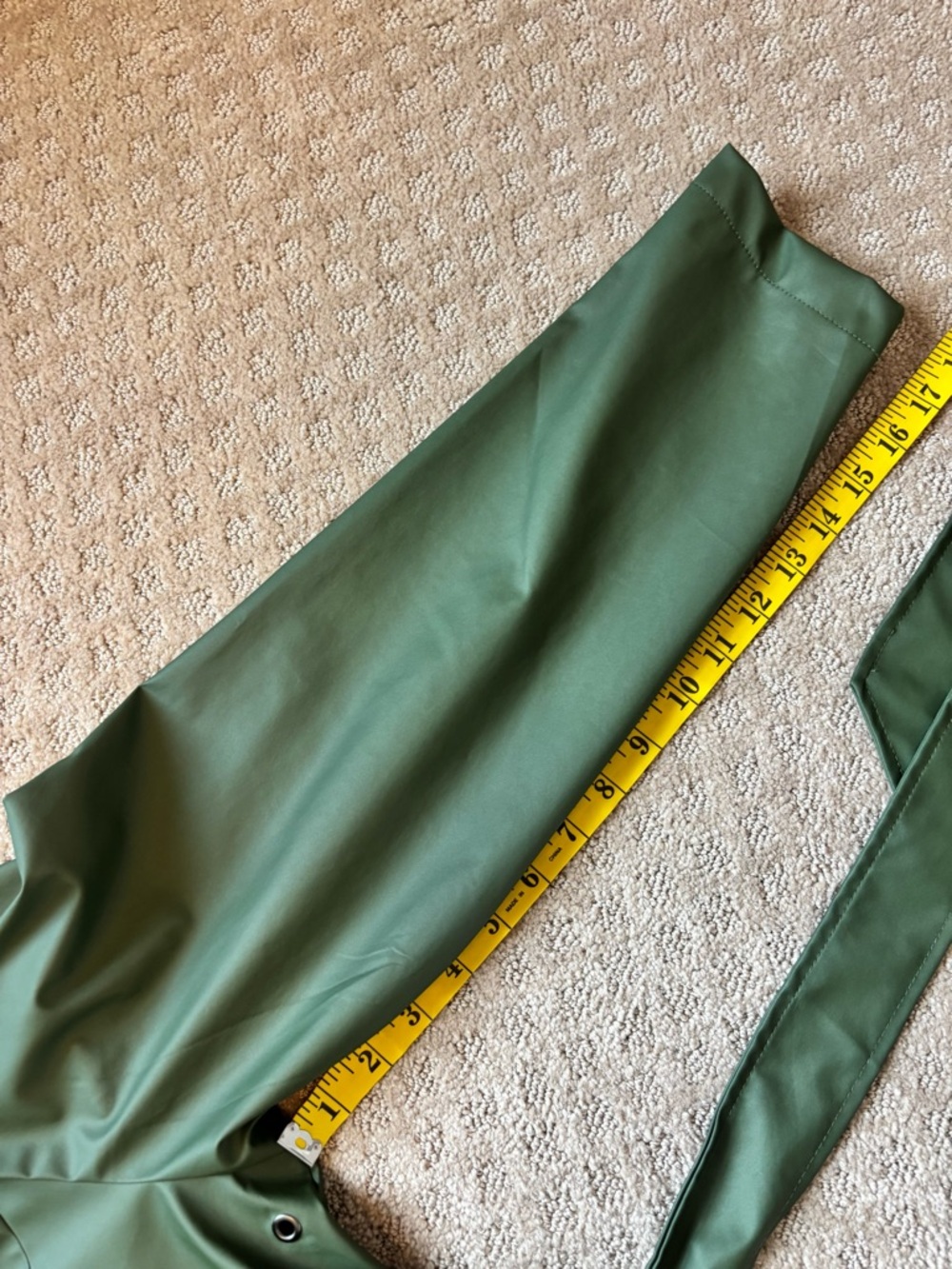 Rains Curve Waterproof Belted Jacket - Picture 10 of 16